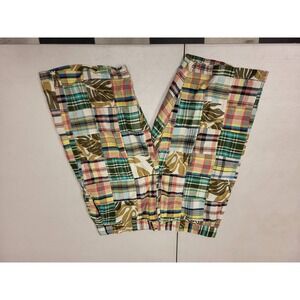 Sieger Vintage Patchwork Shorts Mens Size 32 Cotton Casual Colorful India